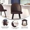 Flash Furniture 2PK 26" Brown LeatherSoft Armless Counter Stool AY-1026H-26-BR-GG - alternate 7
